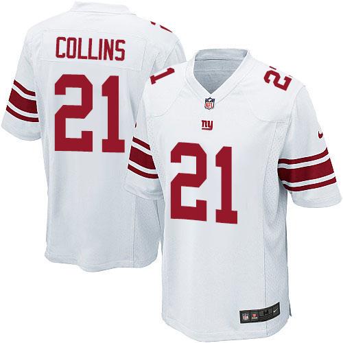 Nike Giants #21 Landon Collins White Youth Stitched NFL Elite Jersey